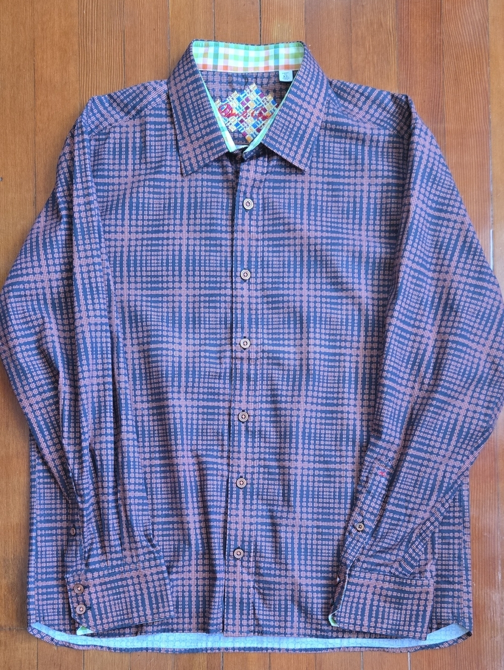 Robert Graham Brown Patterned Shirt